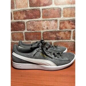 PUMA Vikky Suede Low Athletic Sneaker Shoes 370204-04 Womens US 9 Gray